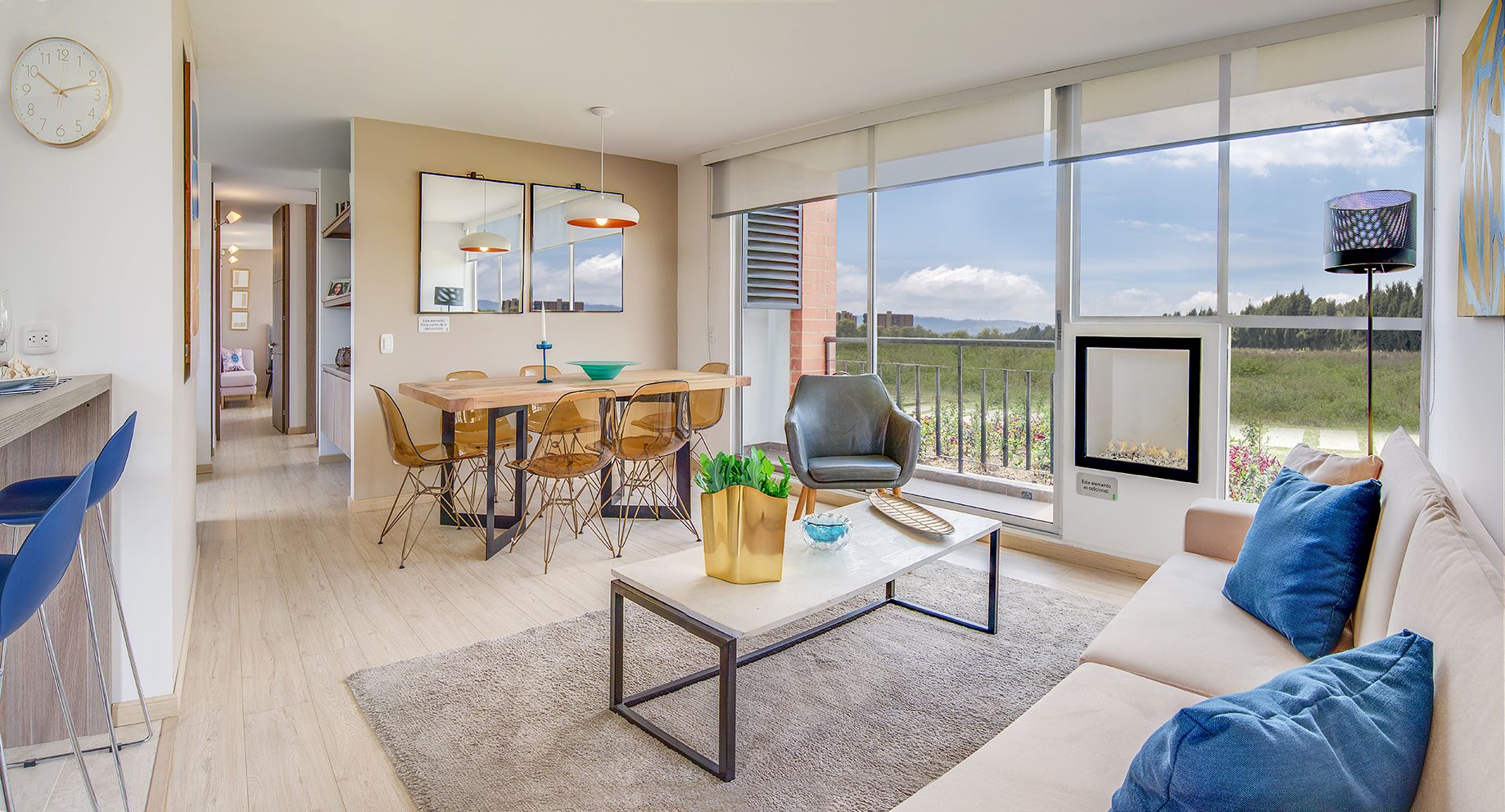 Proyectos Vivienda Nueva Azul Club Residencial Turquesa Apartamento en venta Cundinamarca Madrid Ciudadela La Prosperidad 78 m2 Habitaciones 3 Baños 2 Garajes 1 Precio $408500000