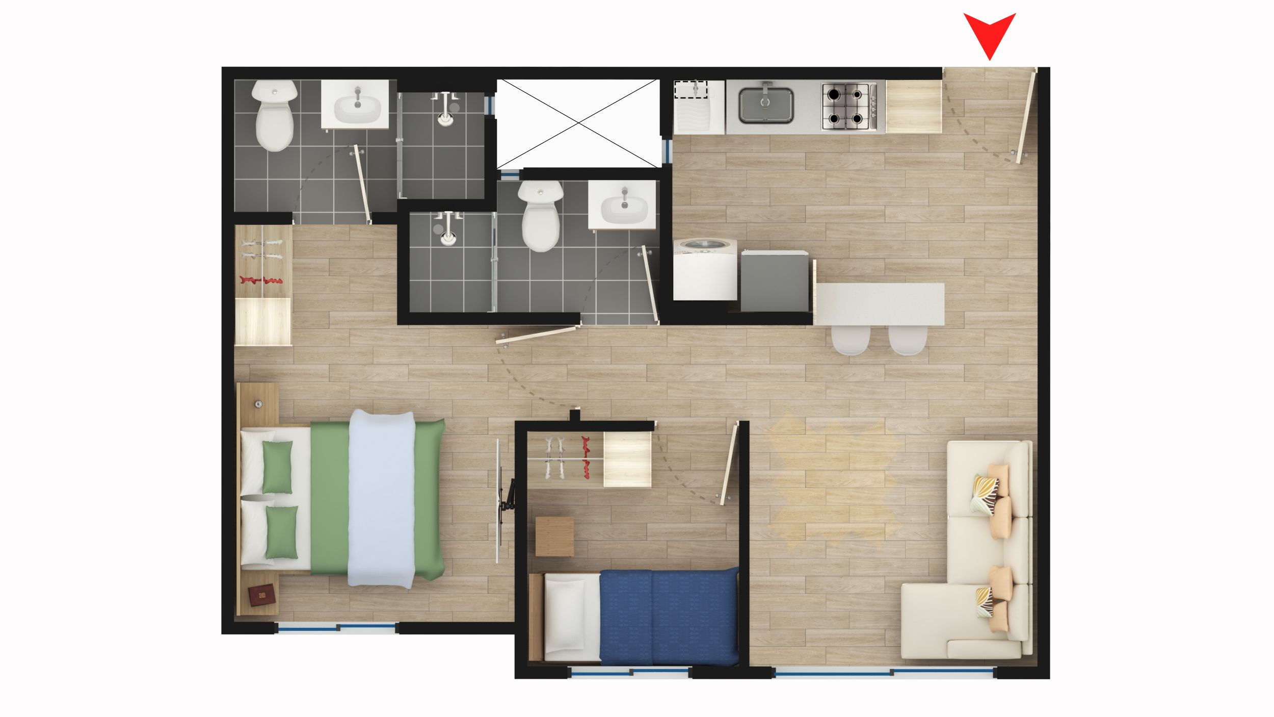 en undefined Undefined Undefined Undefined 42 m2 Habitaciones 2 Baños 1 Precio $238000000