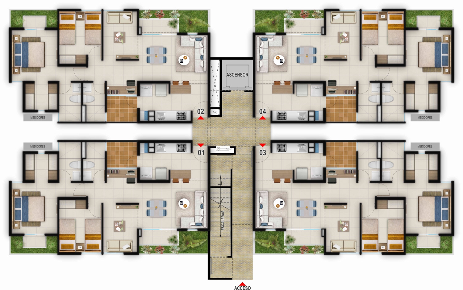 Proyectos Vivienda Nueva Toscana 70 Apartamento en venta Valle Del Cauca Cali Otros 67 m2 Habitaciones 3 Baños 2 Garajes 1 Precio $209000000