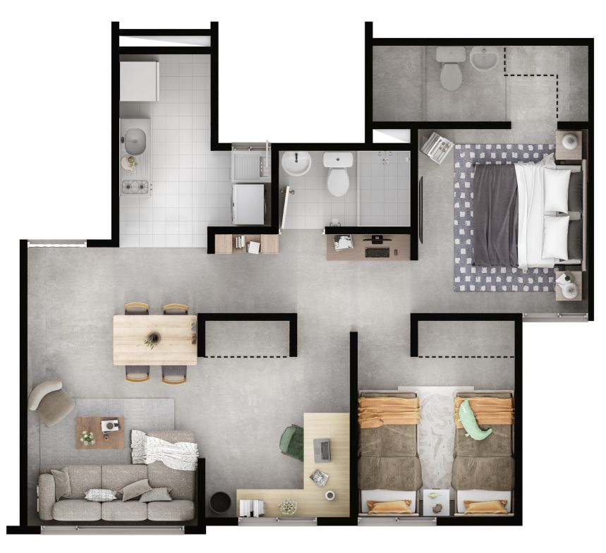 Proyectos Vivienda Nueva La Union I De La Marlene Apartamento en venta Cundinamarca Bogotá Bosa 53 m2 Habitaciones 3 Baños 2 Garajes 0 Precio $189000000