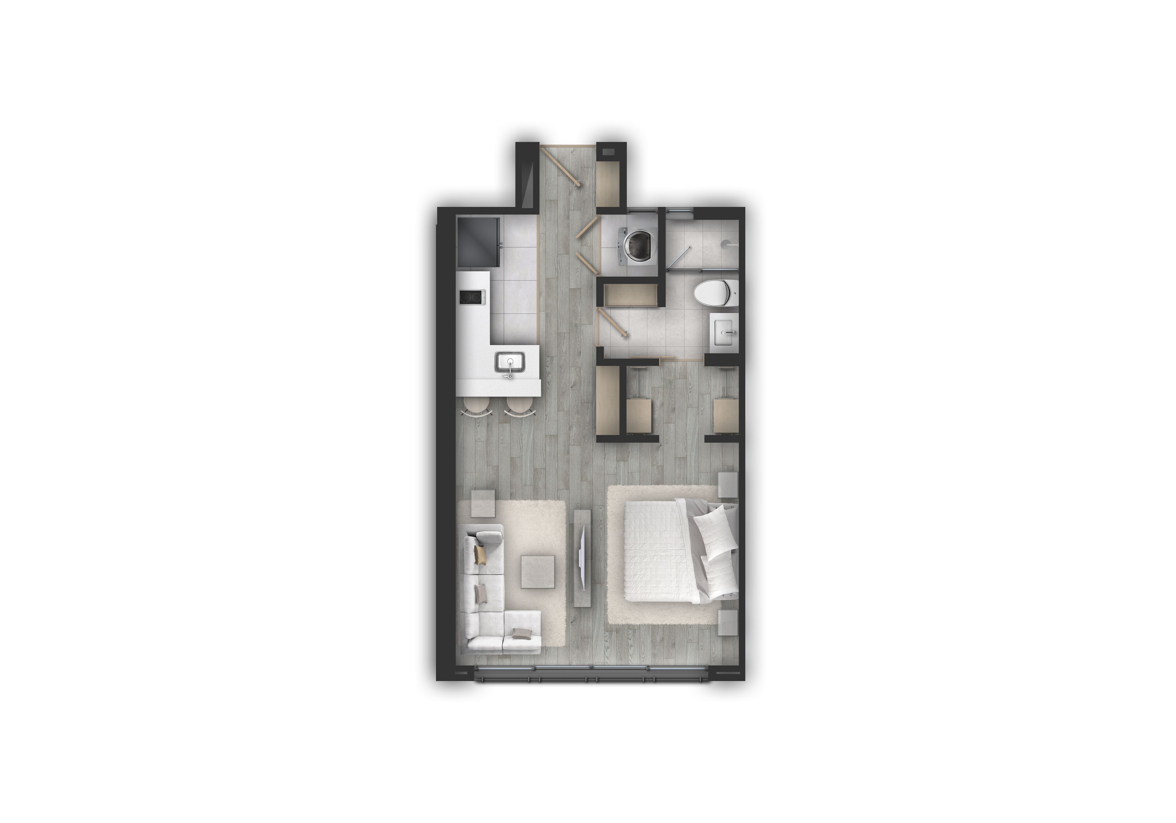  en undefined Undefined Undefined Undefined 45 m2 Habitaciones 1 Baños 1 Garajes 1 Precio $387000000