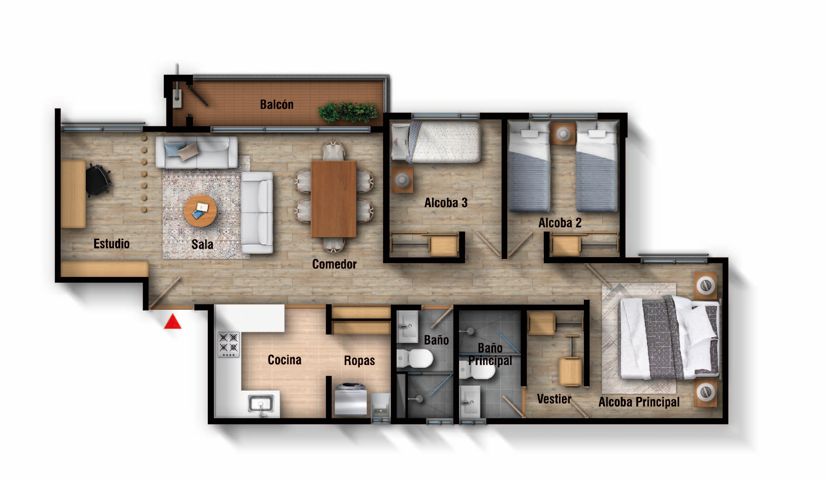 Proyectos Sobre Planos Verdemonte Apartamento en venta Cundinamarca La Calera Calera Gardens 0 m2 Habitaciones 2 Baños 3 Garajes 1 Precio $448000000