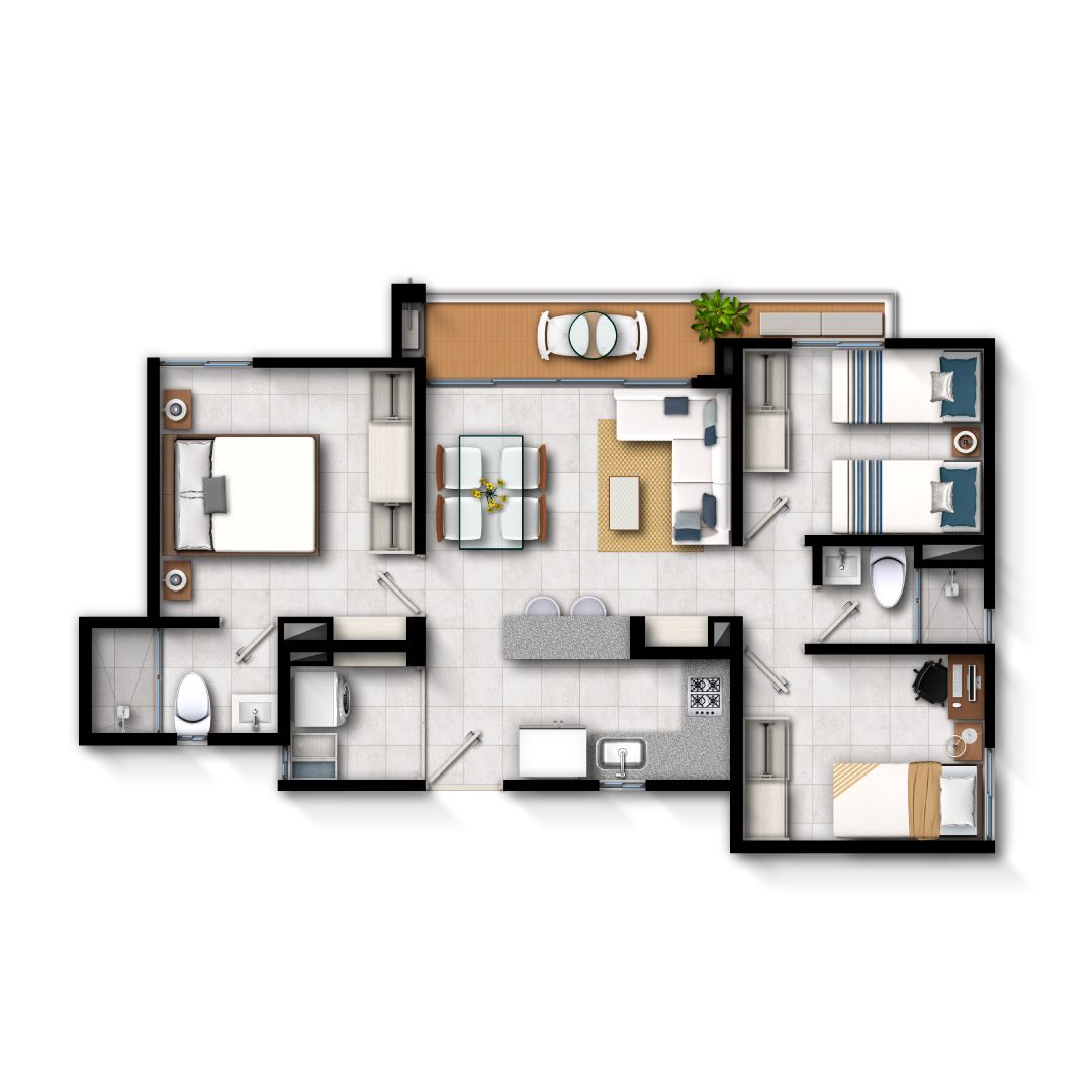 Proyectos Sobre Planos Puerto Tranquilo Apartamento en venta Cundinamarca Ricaurte Club Puerto Peñalisa 0 m2 Habitaciones 3 Baños 2 Garajes 1 Precio $317000000