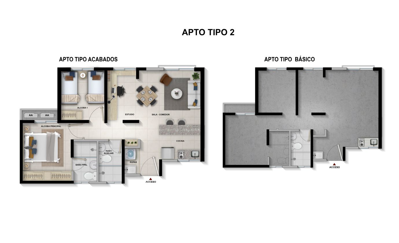 Proyectos Vivienda Nueva Afflora Apartamento en venta Atlántico Barranquilla Barranquilla 0 m2 Habitaciones 3 Baños 2 Garajes 0 Precio $241814559