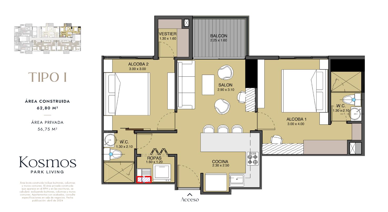  en undefined Undefined Undefined Undefined 62 m2 Habitaciones 2 Baños 2 Garajes 1 Precio $595200000