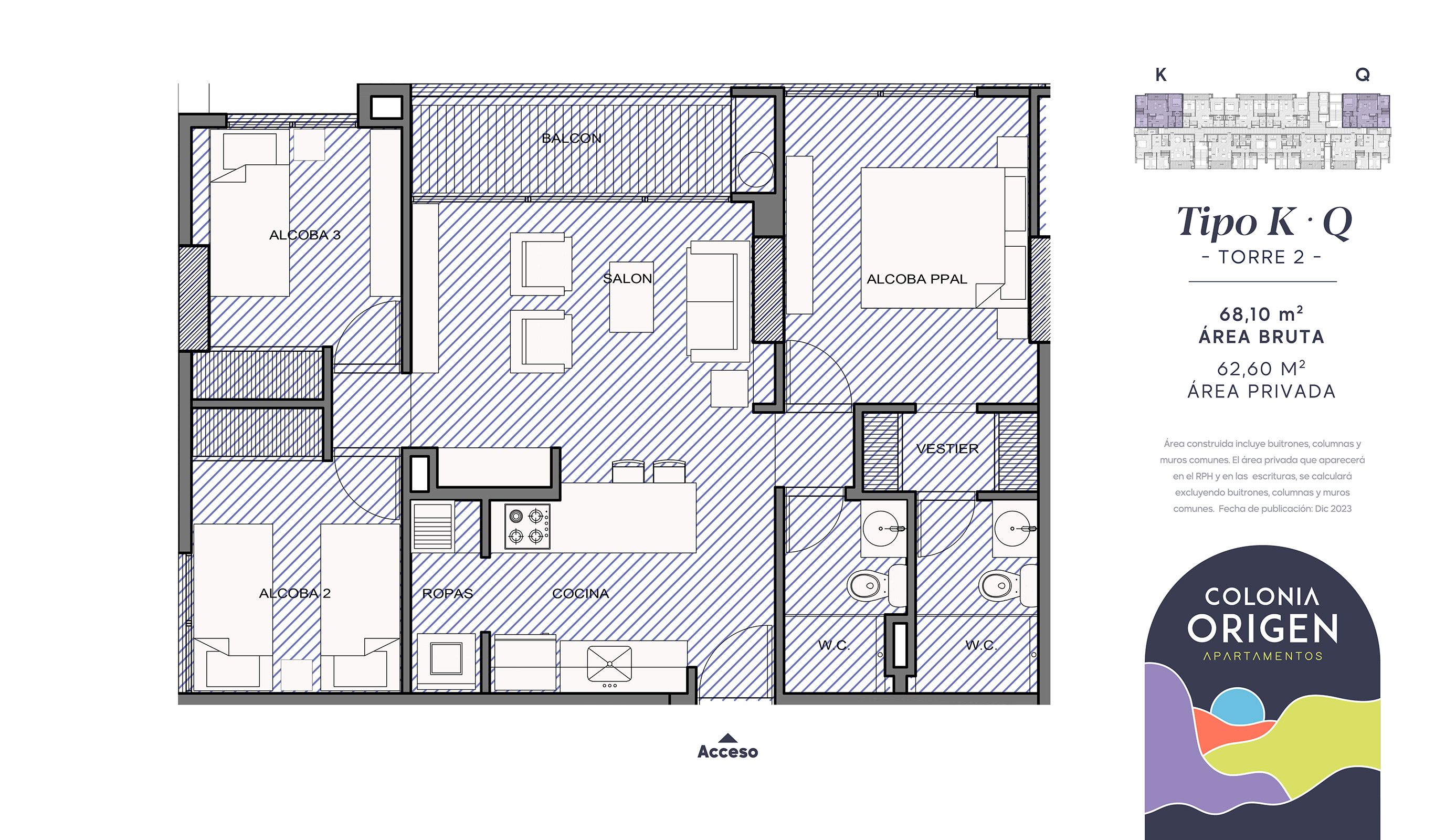  en undefined Undefined Undefined Undefined 62 m2 Habitaciones 3 Baños 2 Garajes 1 Precio $485062000