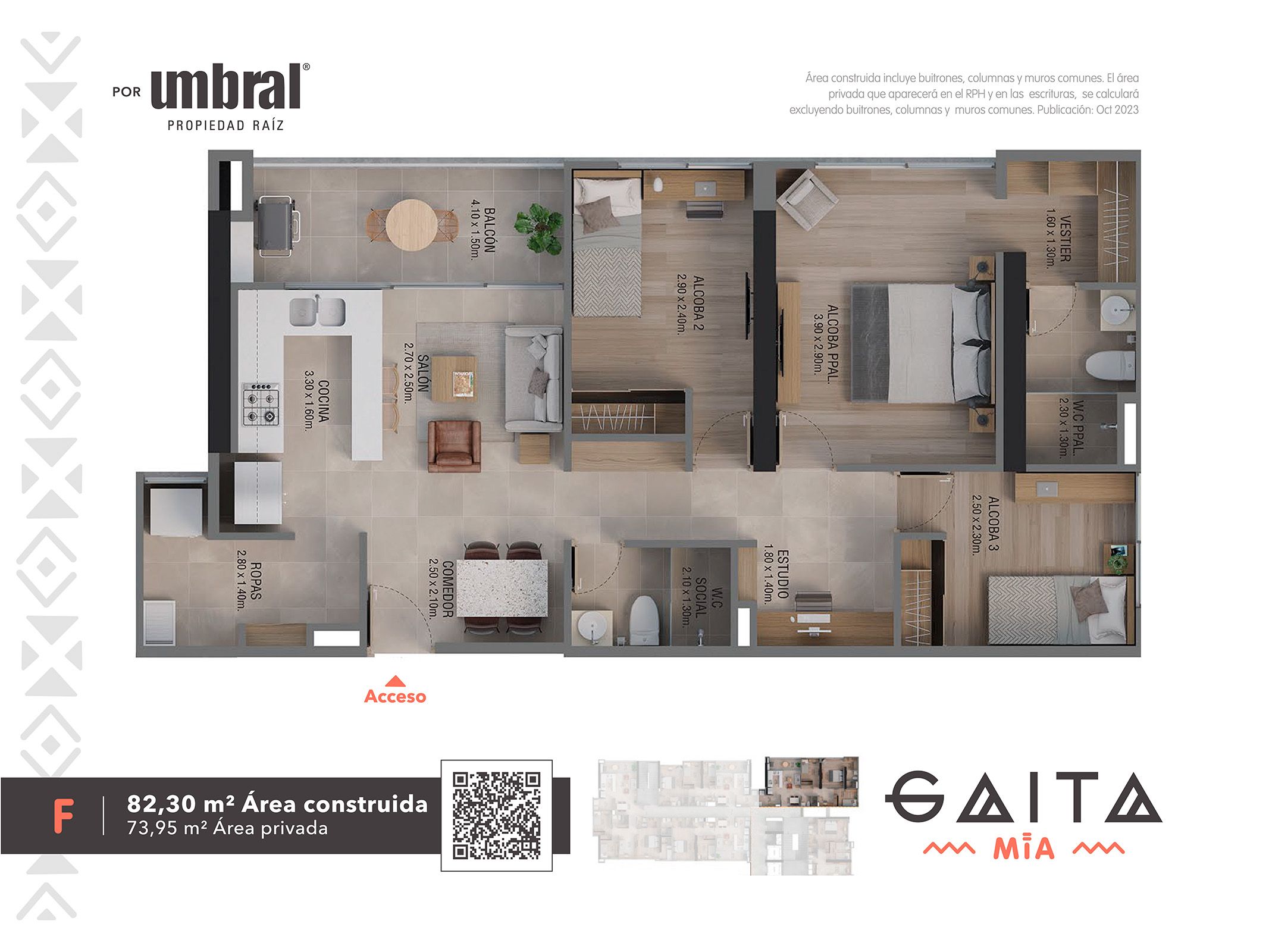  en undefined Undefined Undefined Undefined 73 m2 Habitaciones 3 Baños 2 Garajes 1 Precio $669400000