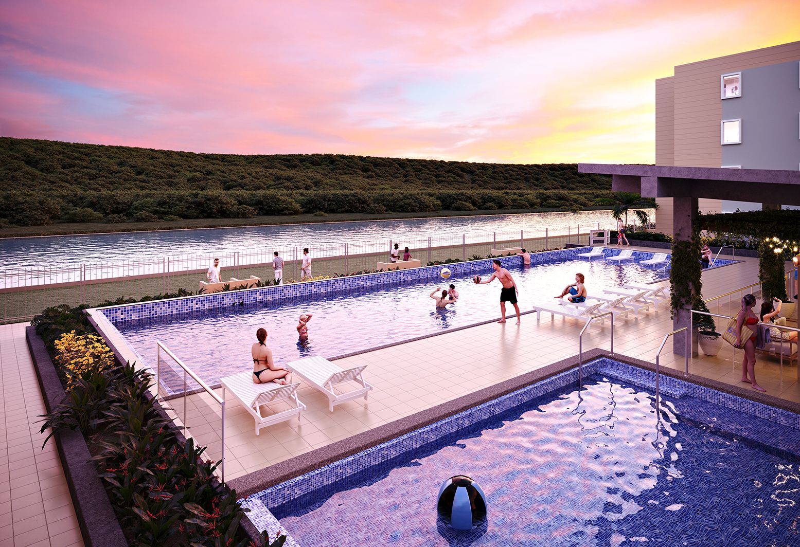 Proyectos Vivienda Nueva Capriella Apartamento en venta Bolívar Cartagena Serena De Mar 58 m2 Habitaciones 2 Baños 2 Garajes 1 Precio $413000000