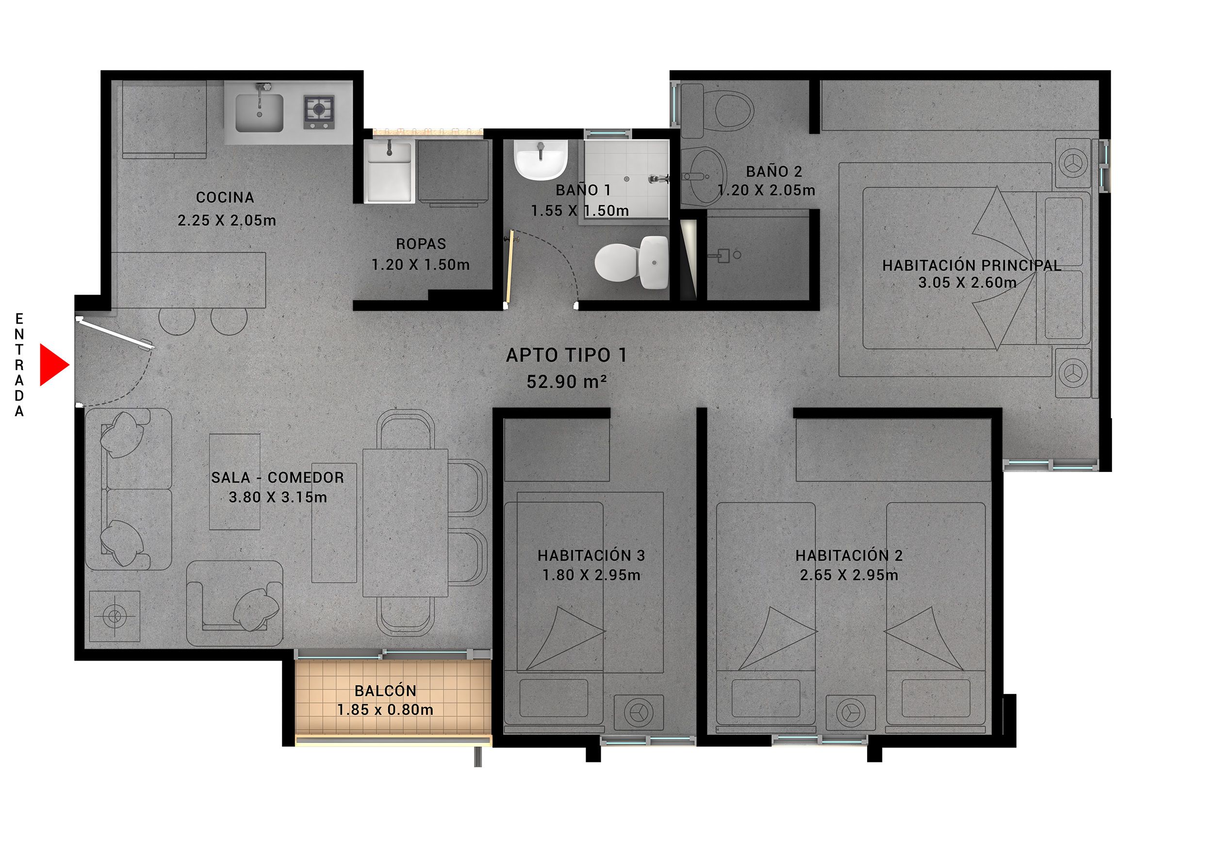  en undefined Undefined Undefined Undefined 47 m2 Habitaciones 2 Baños 2 Garajes 0 Precio $226260000