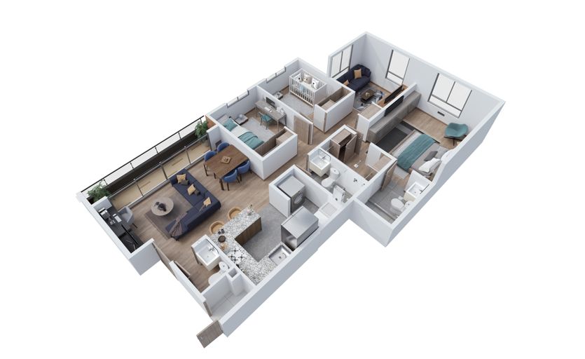 Proyectos Vivienda Nueva Pacifika Apartamento en venta Cundinamarca Mosquera Mosquera 90 m2 Habitaciones 3 Baños 2 Garajes 1 Precio $436200000