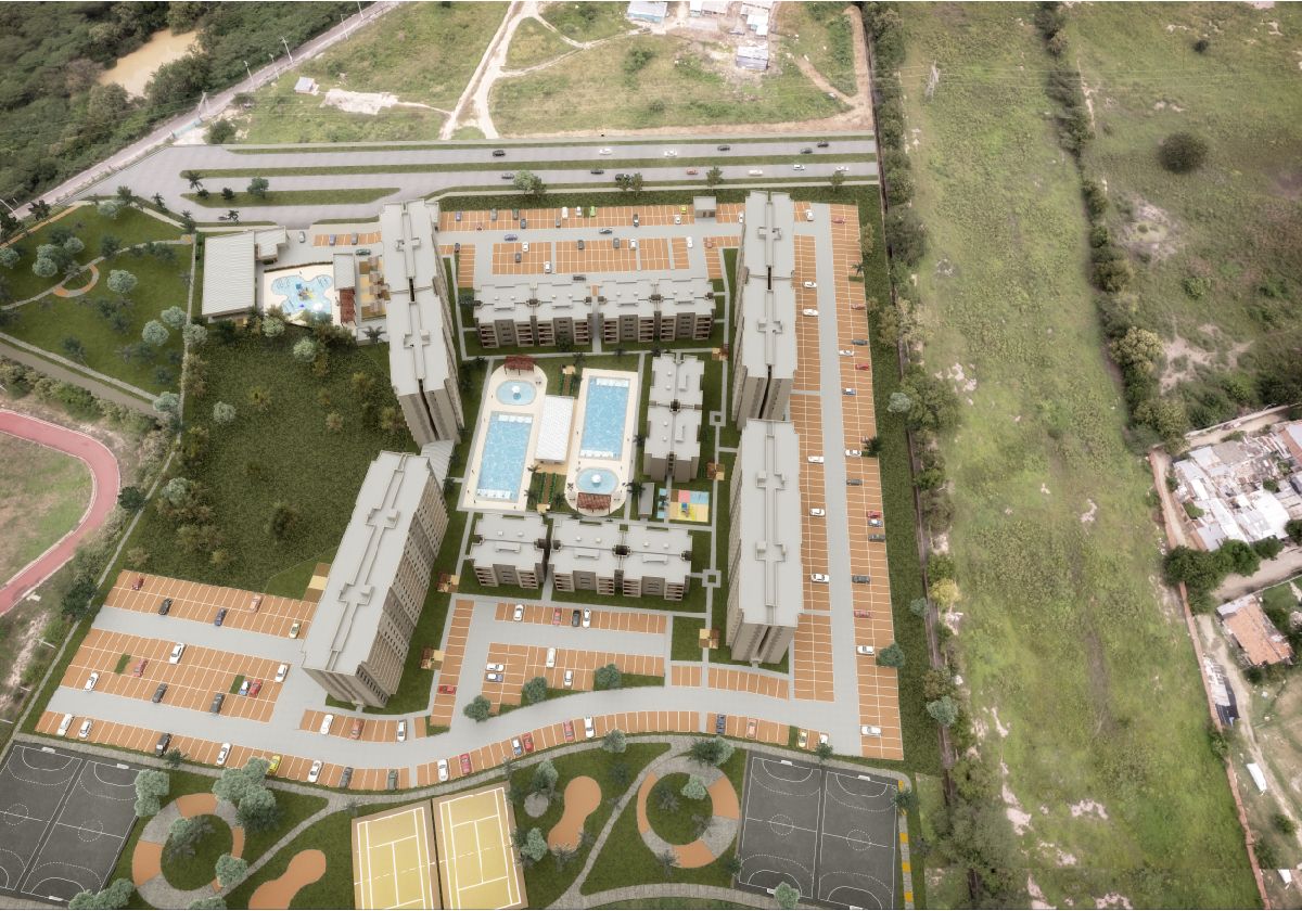 Proyectos Vivienda Nueva Blue Apartamento en venta Cundinamarca Girardot Narino Cundinamarca 54 m2 Habitaciones 2 Baños 2 Garajes 1 Precio $183543000