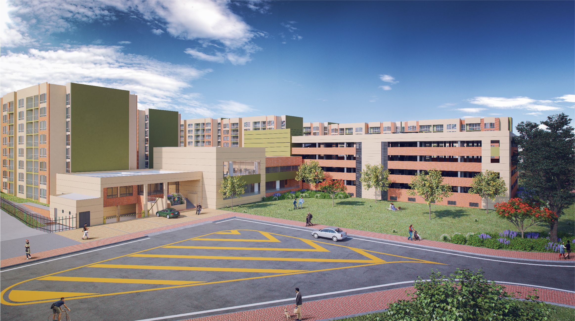 Proyectos Vivienda Nueva La Quinta 3 Apartamento en venta Cundinamarca Zipaquirá Algarra Iii 82 m2 Habitaciones 3 Baños 2 Garajes 1 Precio $318000000