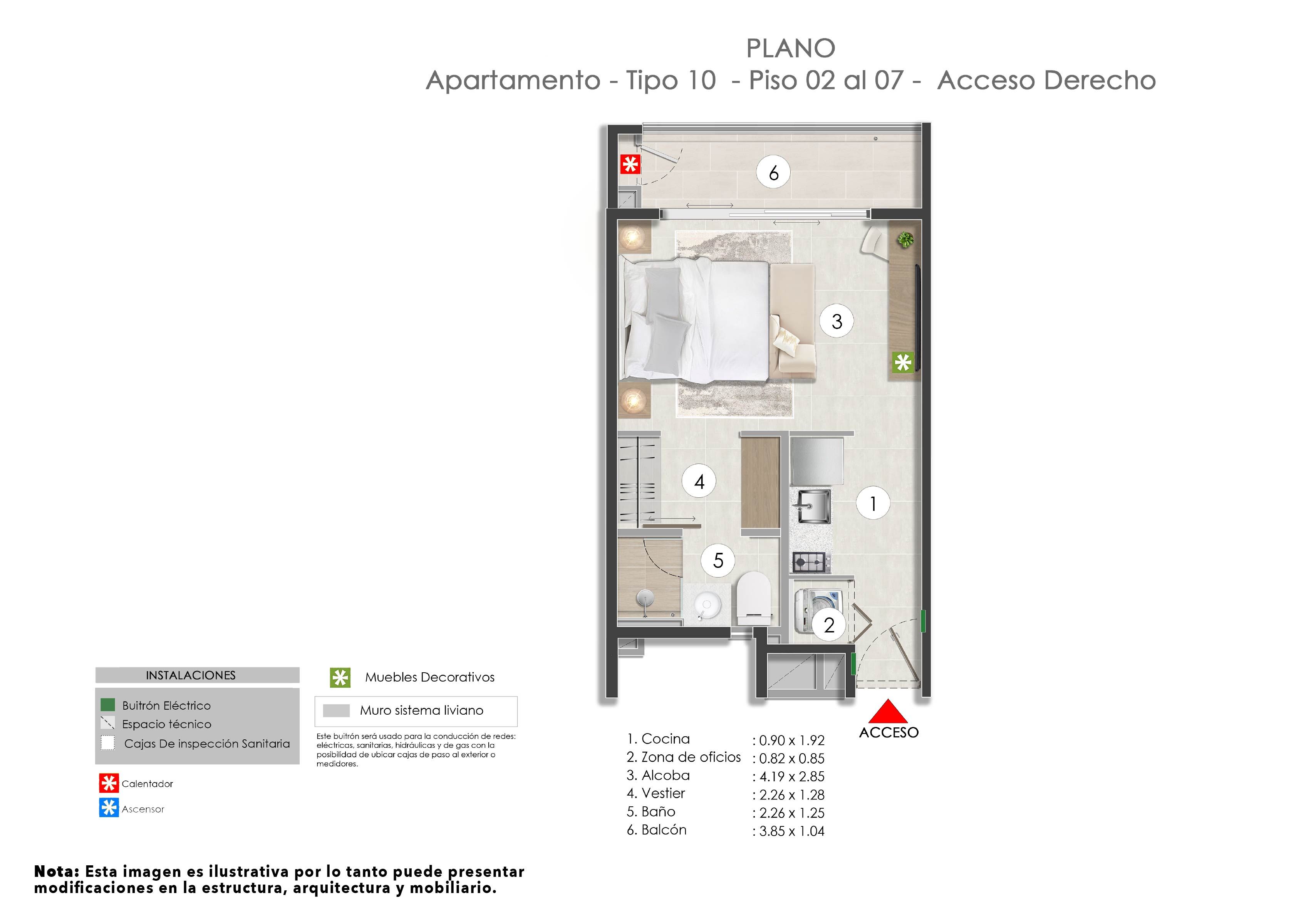 Proyectos Sobre Planos Leparc 29 Apartamento en venta Valle Del Cauca Cali Santa Mónica 28 m2 Habitaciones 2 Baños 2 Garajes 1 Precio $463537218