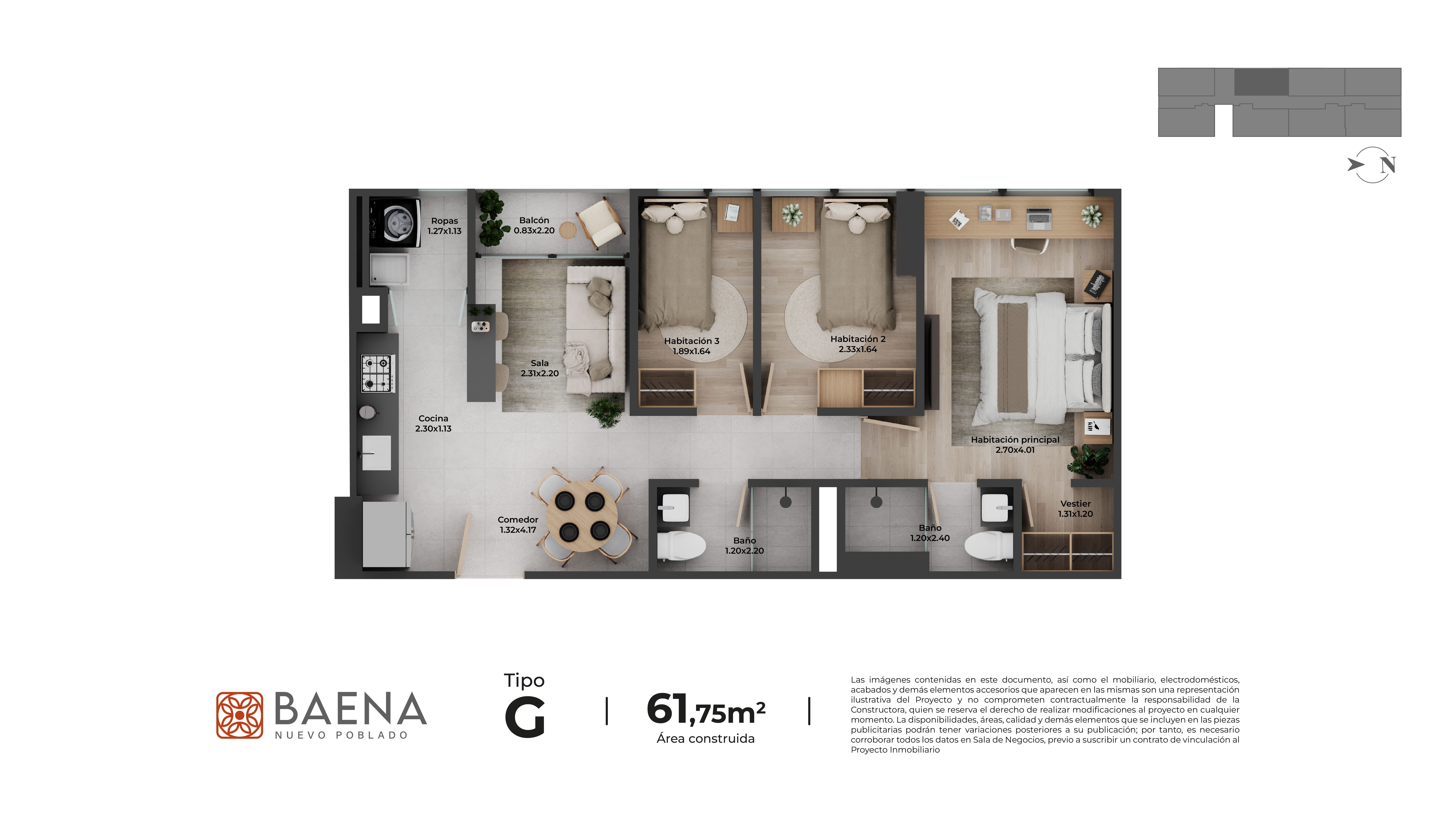  en undefined Undefined Undefined Undefined Habitaciones 3 Baños 2 Garajes 1 Precio $441998130