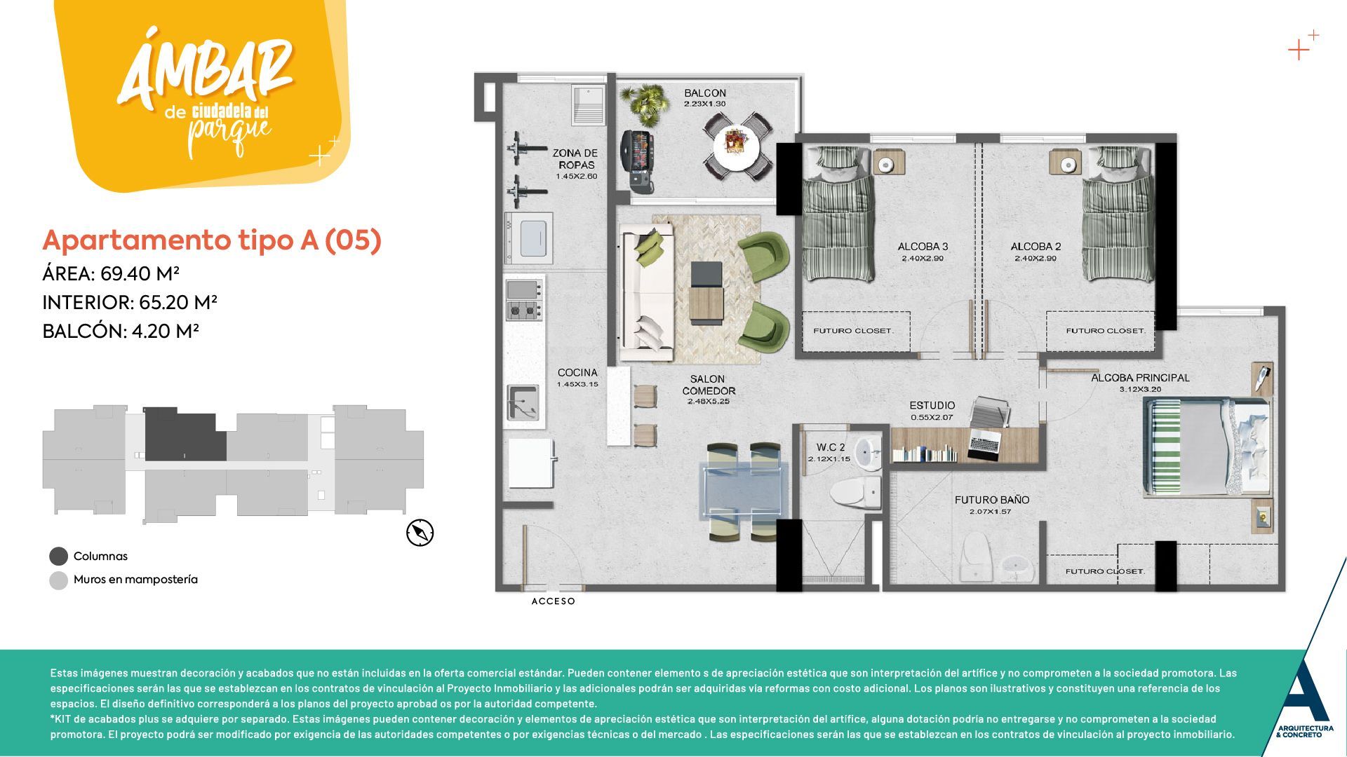  en undefined Undefined Undefined Undefined 65 m2 Habitaciones 3 Baños 2 Precio $445270000