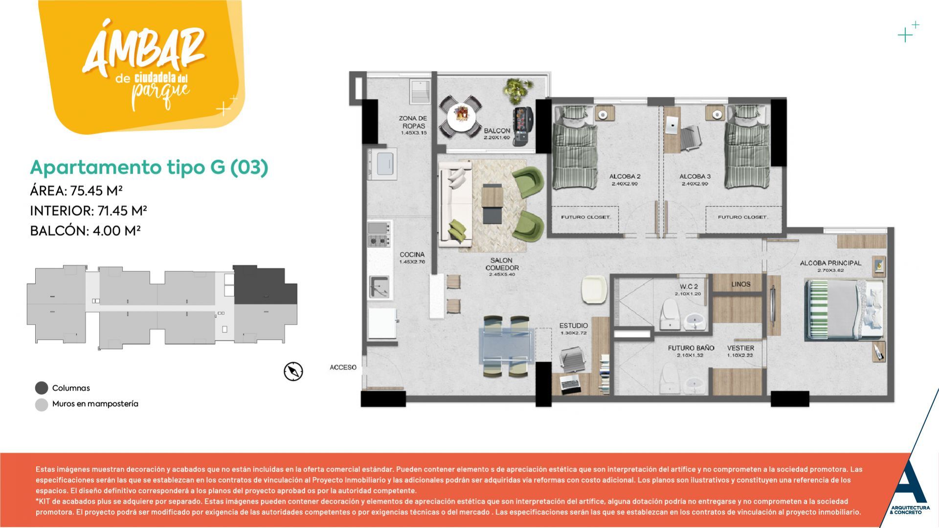 Proyectos Vivienda Nueva Ciudadela Del Parque Apartamento en venta Antioquia Medellín Otros 75 m2 Habitaciones 3 Baños 2 Garajes 0 Precio $473562500