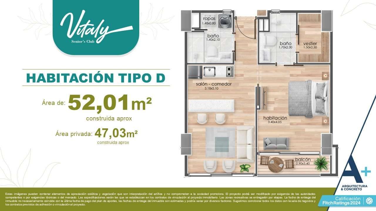 Proyectos en Construcción Vitaly Apartamento en venta Antioquia Medellín Otros 0 m2 Habitaciones 1 Baños 2 Garajes 0 Precio $766927350