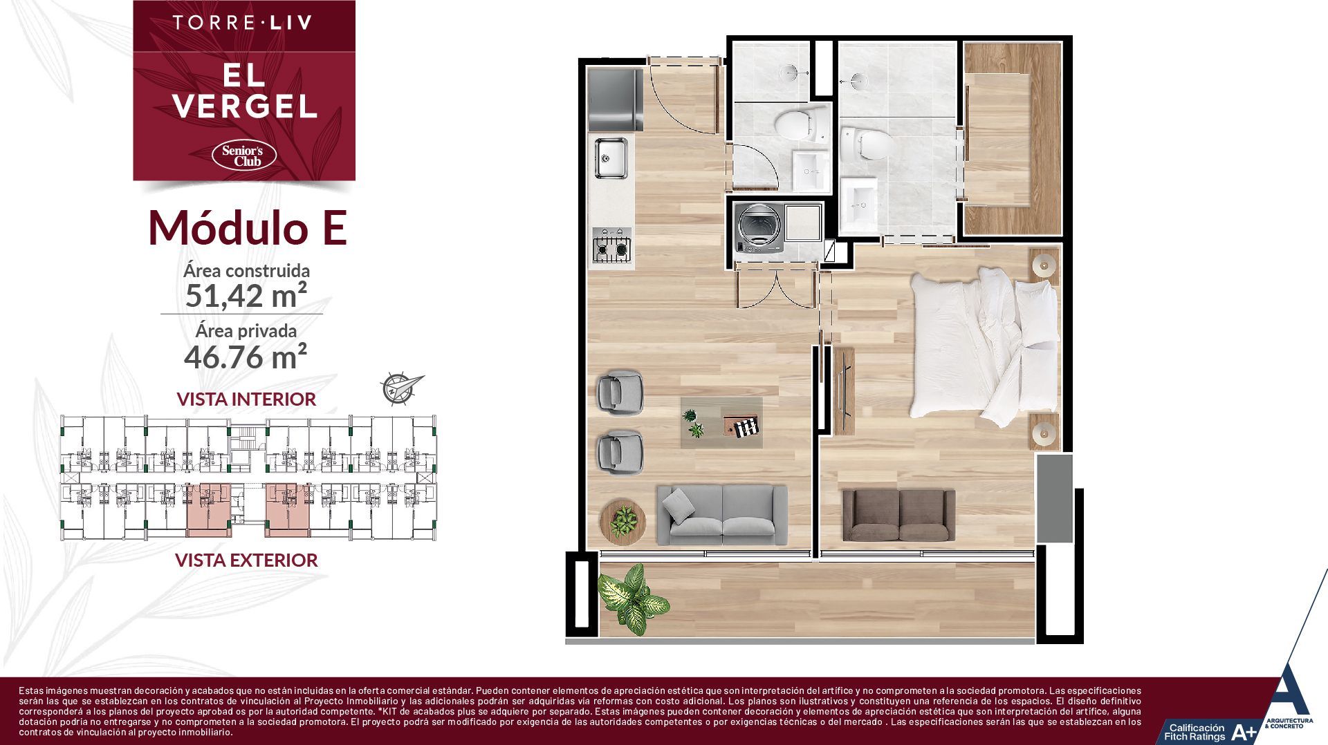 en undefined Undefined Undefined Undefined 46 m2 Habitaciones 1 Baños 2 Precio $669773500