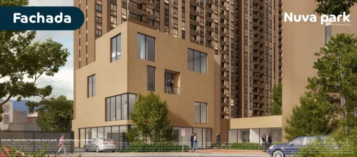 Proyectos Vivienda Nueva Nuva Park Apartamento en venta Cundinamarca Bogotá Suba Centro 36 m2 Habitaciones 1 Baños 1 Garajes 0 Precio $325000000