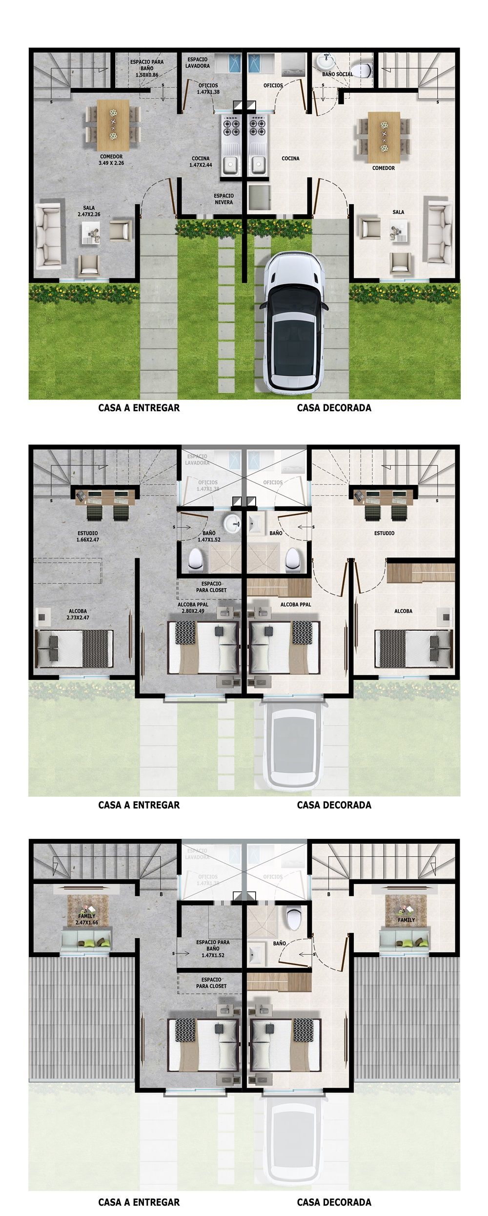 Proyectos Vivienda Nueva Eden Del Parque Casa en venta Valle Del Cauca Jamundí Jamundí 52 m2 Habitaciones 2 Baños 1 Garajes 1 Precio $150791400