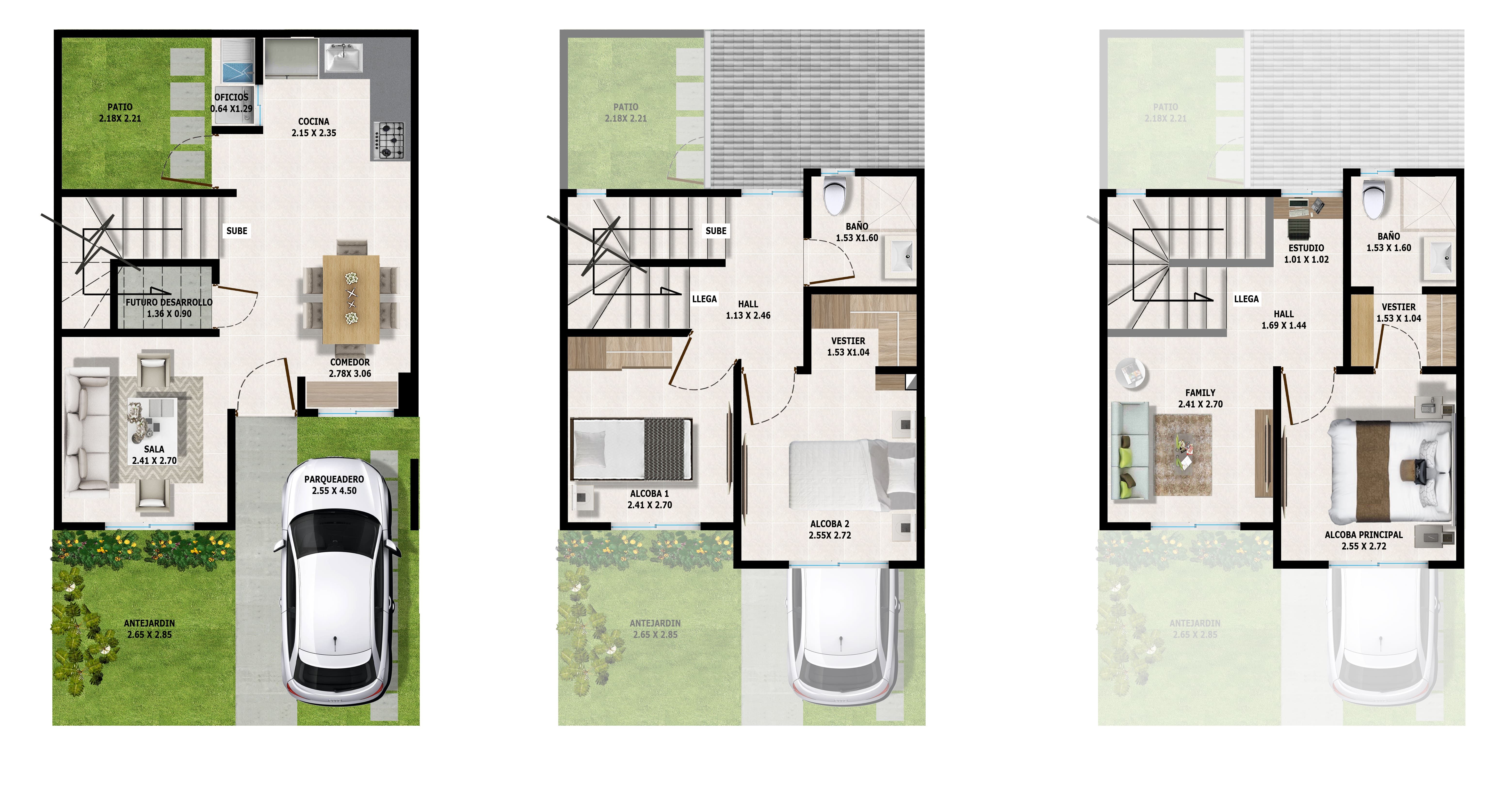 en undefined Undefined Undefined Undefined 80 m2 Habitaciones 3 Baños 2 Garajes 1 Precio $356700000