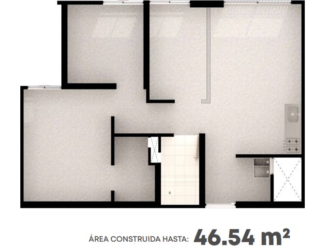 Proyectos Vivienda Nueva Vertice 115 Apartamento en venta Cundinamarca Bogotá Fontibón Centro 46 m2 Habitaciones 2 Baños 1 Garajes 0 Precio $239917000