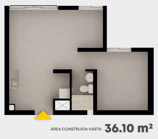Proyectos Vivienda Nueva Mirador De Los Alcázares Apartamento en venta Caldas Manizales Centro 35 m2 Habitaciones 1 Baños 1 Garajes 0 Precio $128115000