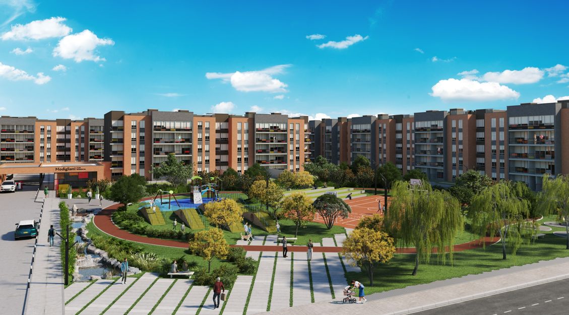 Proyectos Vivienda Nueva Modigliani Apartamento en venta Cundinamarca Cajicá Buena Suerte 77 m2 Habitaciones 2 Baños 2 Garajes 1 Precio $572390000