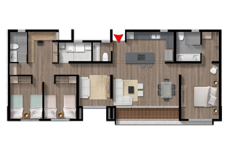 en undefined Undefined Undefined Undefined 113 m2 Habitaciones 3 Baños 3 Garajes 1 Precio $863000000