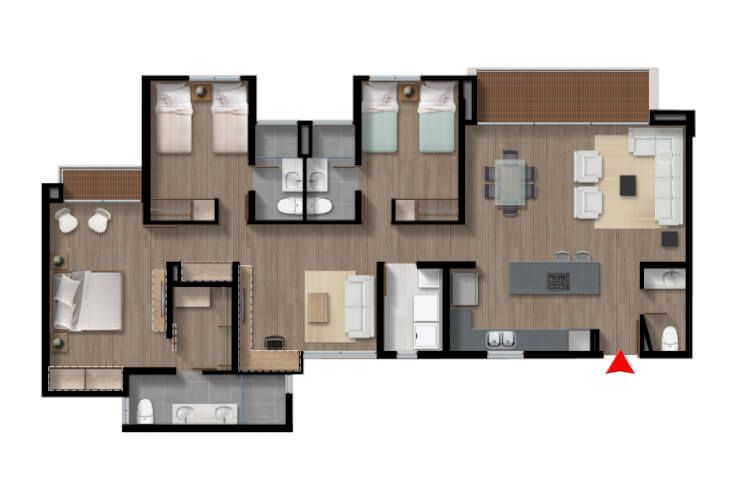 en undefined Undefined Undefined Undefined 113 m2 Habitaciones 3 Baños 4 Precio $1040000000