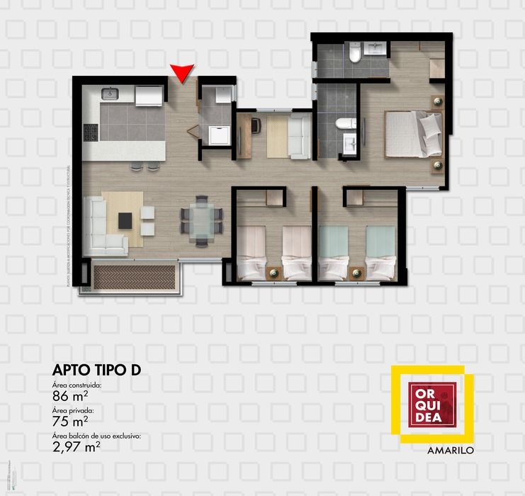  en undefined Undefined Undefined Undefined 86 m2 Habitaciones 3 Baños 2 Garajes 1 Precio $647000000