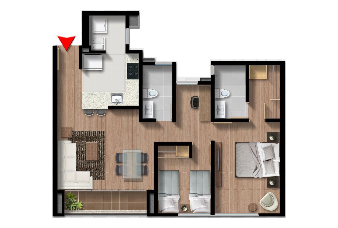 Proyectos Vivienda Nueva Cantabria Apartamento en venta Cundinamarca Bogotá Otros 72 m2 Habitaciones 2 Baños 2 Garajes 0 Precio $830000000