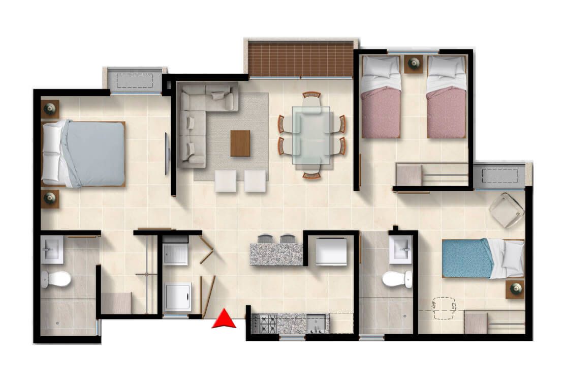 en undefined Undefined Undefined Undefined 61 m2 Habitaciones 3 Baños 2 Garajes 1 Precio $310000000