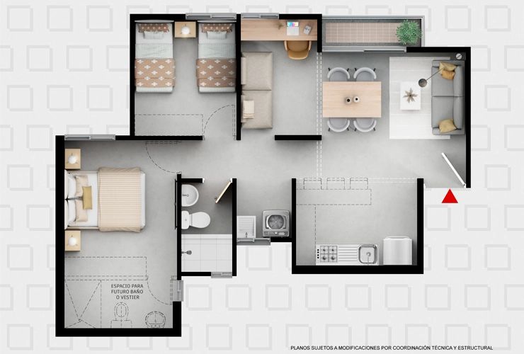 Proyectos Vivienda Nueva Palma Roja Apartamento en venta Meta Villavicencio Otros 52 m2 Habitaciones 2 Baños 1 Garajes 0 Precio $219000000