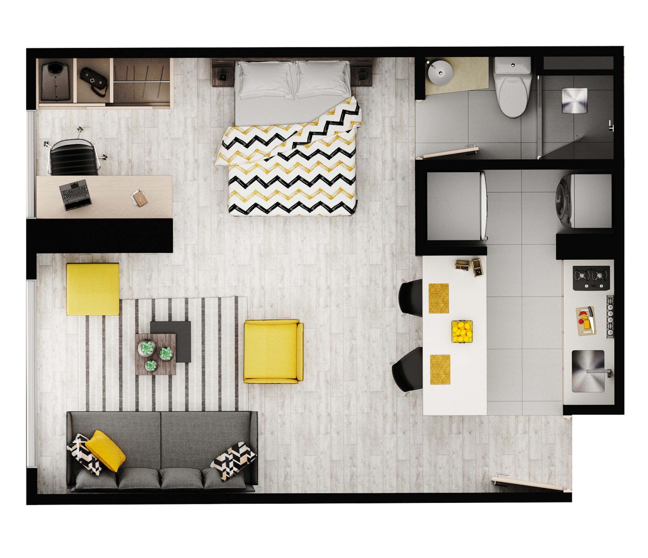 Proyectos Entrega Inmediata Estoril 100 Apartamento en venta Cundinamarca Bogotá Pasadena 35 m2 Habitaciones 1 Baños 1 Garajes 0 Precio $399000000