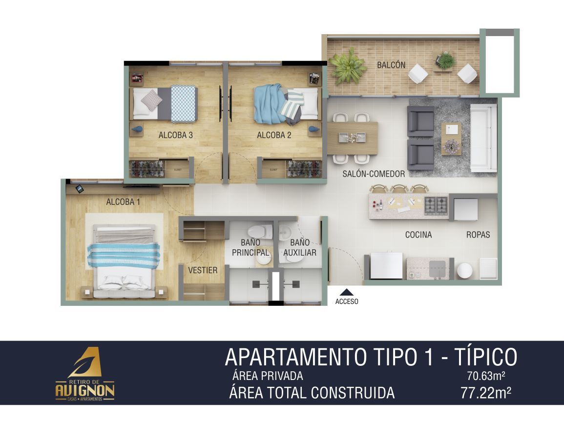 en undefined Undefined Undefined Undefined 77 m2 Habitaciones 3 Baños 2 Garajes 1 Precio $612546620