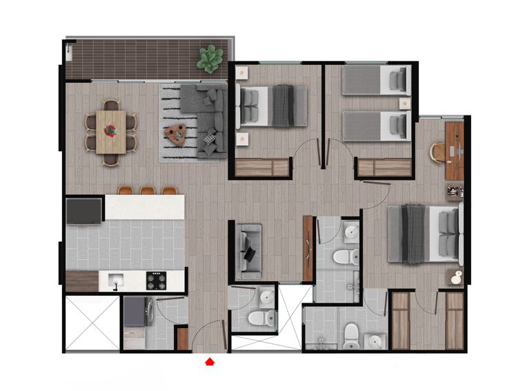  en undefined Undefined Undefined Undefined 90 m2 Habitaciones 3 Baños 3 Garajes 2 Precio $512850000