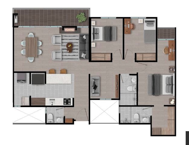  en undefined Undefined Undefined Undefined 102 m2 Habitaciones 3 Baños 3 Garajes 2 Precio $578840000