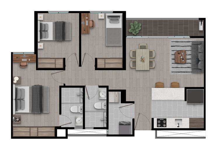  en undefined Undefined Undefined Undefined 75 m2 Habitaciones 3 Baños 2 Garajes 1 Precio $430970000