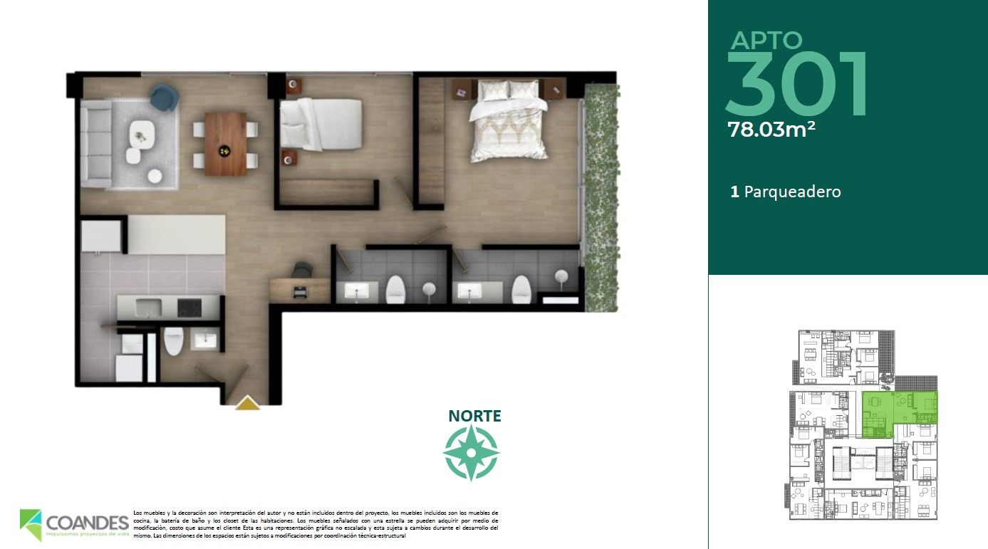en undefined Undefined Undefined Undefined Habitaciones 1 Baños 2 Garajes 1 Precio $788063201