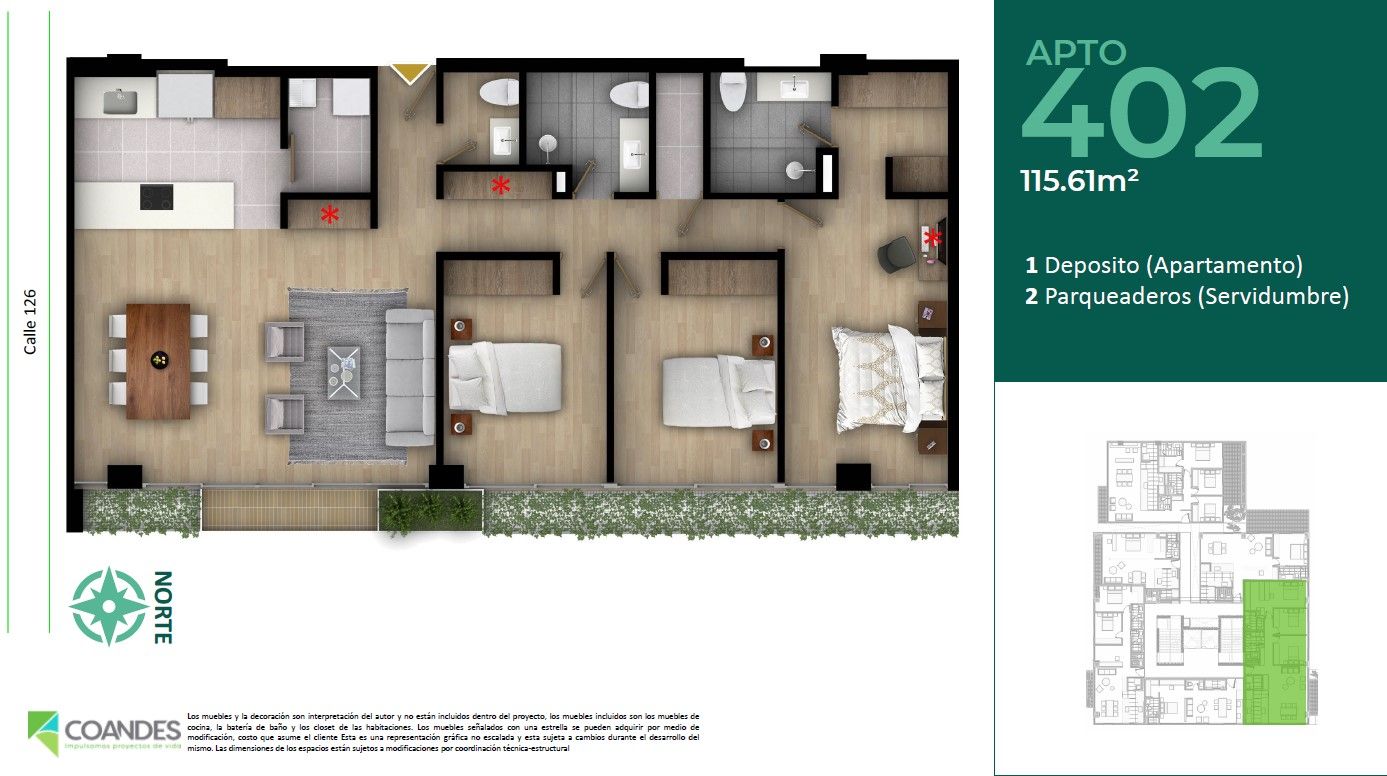 en undefined Undefined Undefined Undefined Habitaciones 3 Baños 3 Garajes 2 Precio $1179395999